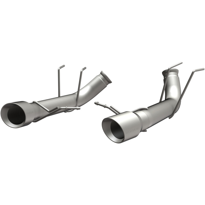 MagnaFlow 13 Ford Mustang Dual Split Rear Exit Stainless Axle-Back Cat Back Exhaust (Competition) - 15152