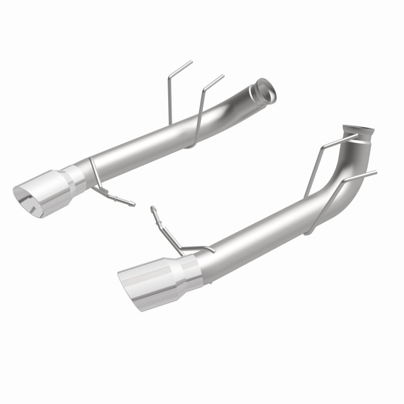 MagnaFlow 13 Ford Mustang Dual Split Rear Exit Stainless Axle-Back Cat Back Exhaust (Competition) - 15152