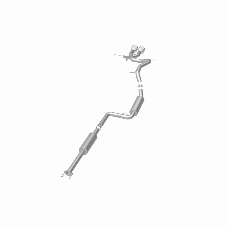 MagnaFlow 13 Ford Focus 2.0L Turbocharged ST Dual Center Rear Exit Stainless Cat Back Perf Exhaust - 15155