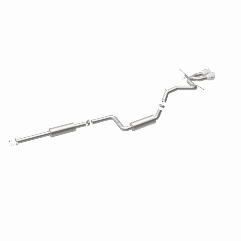 MagnaFlow 13 Ford Focus 2.0L Turbocharged ST Dual Center Rear Exit Stainless Cat Back Perf Exhaust - 15155