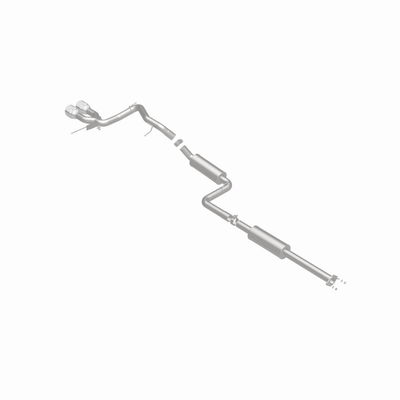MagnaFlow 13 Ford Focus 2.0L Turbocharged ST Dual Center Rear Exit Stainless Cat Back Perf Exhaust - 15155