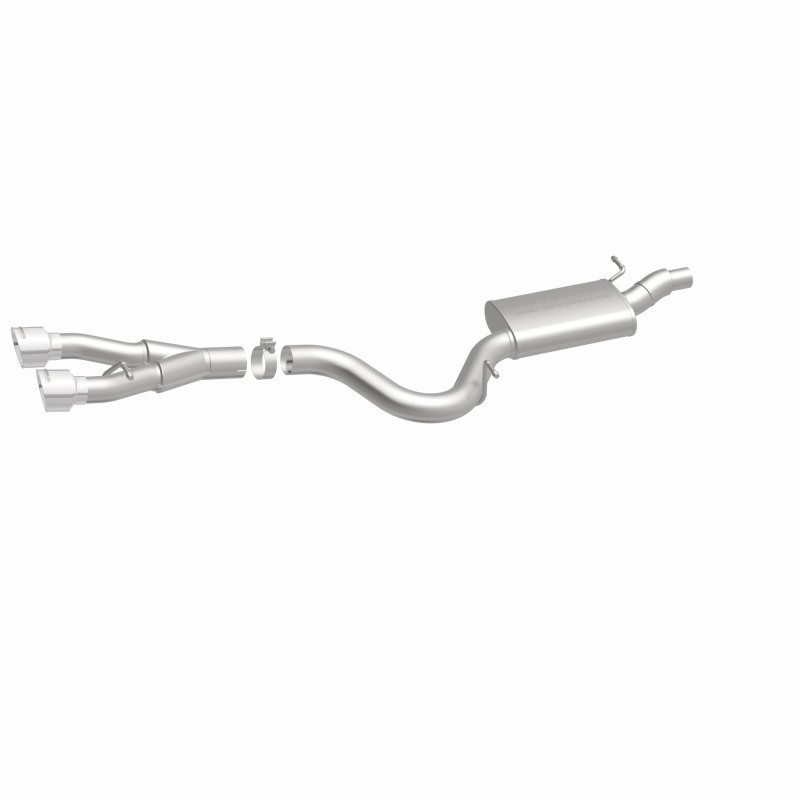 MagnaFlow 12-13 VW Golf L4 2.0L Turbocharged Dual Center Rear Exit Stainless Cat Back Perf Exhaust - 15156