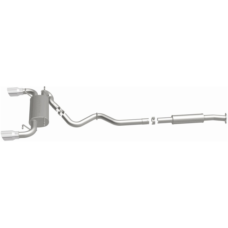 MagnaFlow 13 Scion FR-S / 13 Subaru BRZ Dual Split Rear Exit Stainless Cat Back Performance Exhaust - 15157