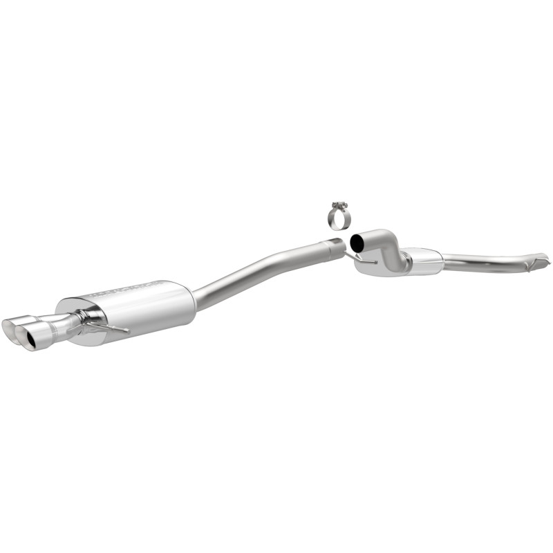 MagnaFlow 12 VW Jetta 2.0L Turbocharged Dual Straight D/S Rear Exit Stainless Cat Back Perf Exhaust - 15158
