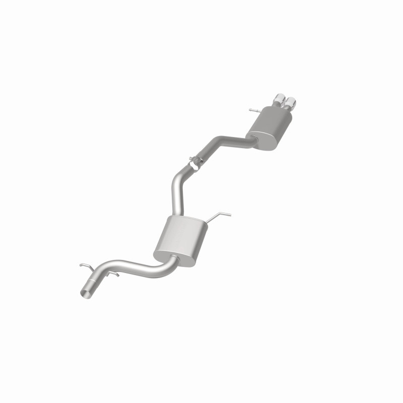 MagnaFlow 12 VW Jetta 2.0L Turbocharged Dual Straight D/S Rear Exit Stainless Cat Back Perf Exhaust - 15158