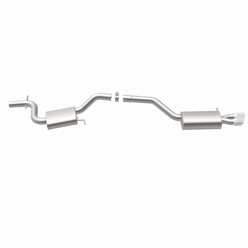 MagnaFlow 12 VW Jetta 2.0L Turbocharged Dual Straight D/S Rear Exit Stainless Cat Back Perf Exhaust - 15158