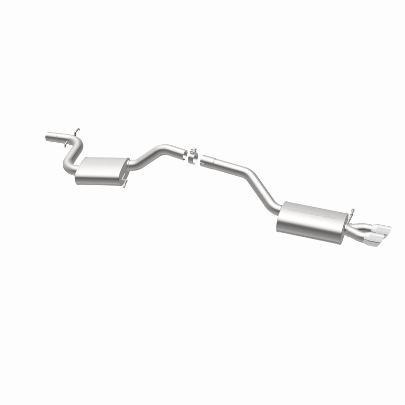 MagnaFlow 12 VW Jetta 2.0L Turbocharged Dual Straight D/S Rear Exit Stainless Cat Back Perf Exhaust - 15158