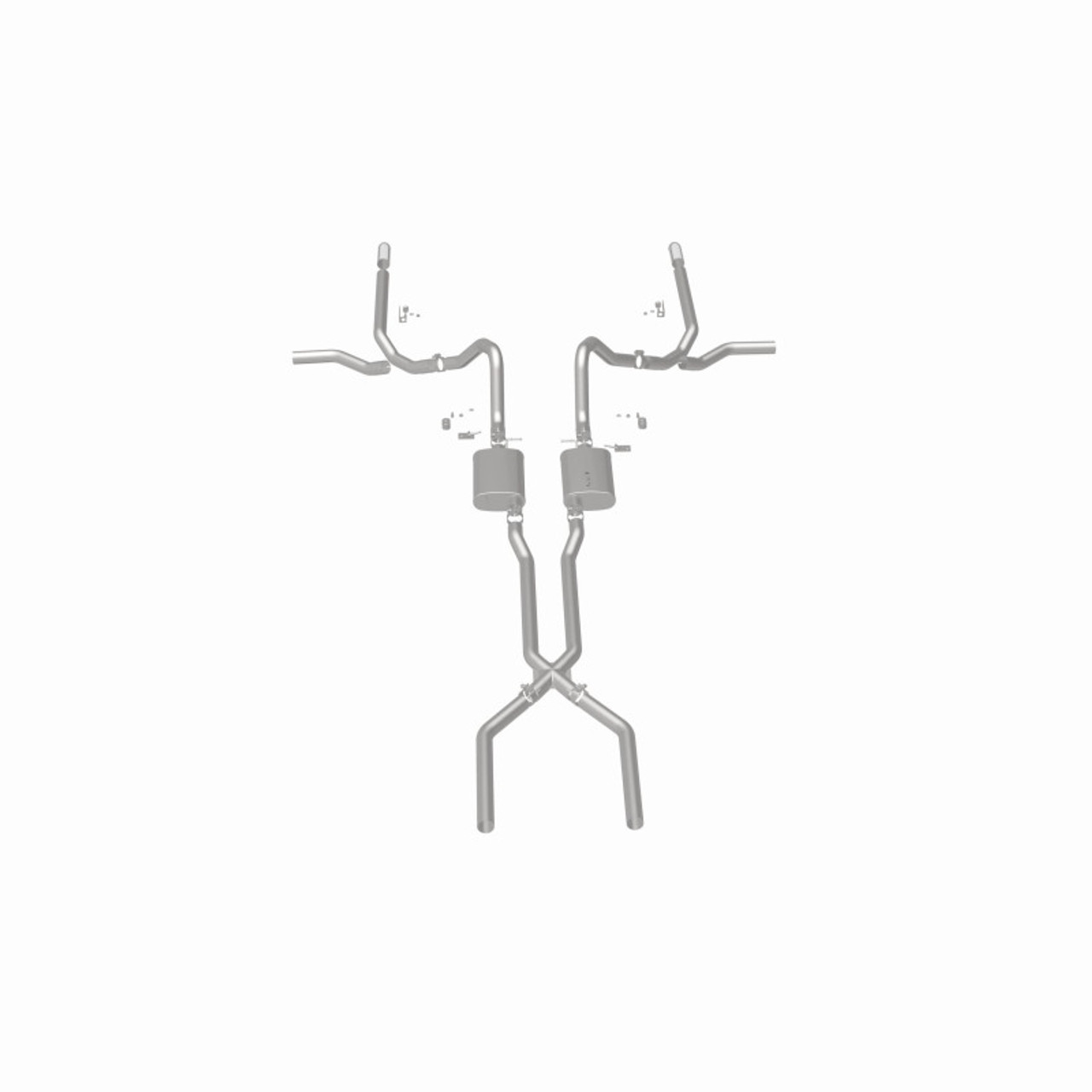 MagnaFlow 65-68 Chevy Impala All V8 Multiple Exit Options Crossmember-Back Perf Exhaust - 15165