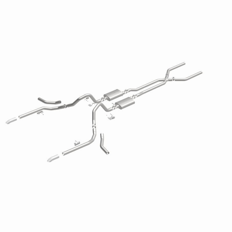 MagnaFlow 65-68 Chevy Impala All V8 Multiple Exit Options Crossmember-Back Perf Exhaust - 15165