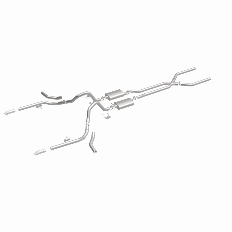 MagnaFlow 65-68 Chevy Impala All V8 Multiple Exit Options Crossmember-Back Perf Exhaust - 15165