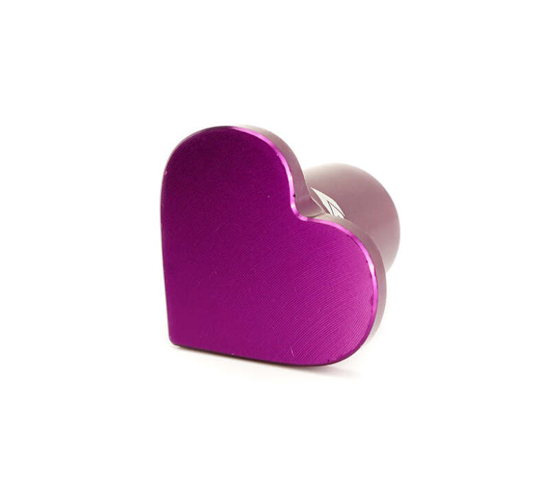 NRG Drift Button Heart Shape Honda - Purple - DB-H003PP Photo - Close Up