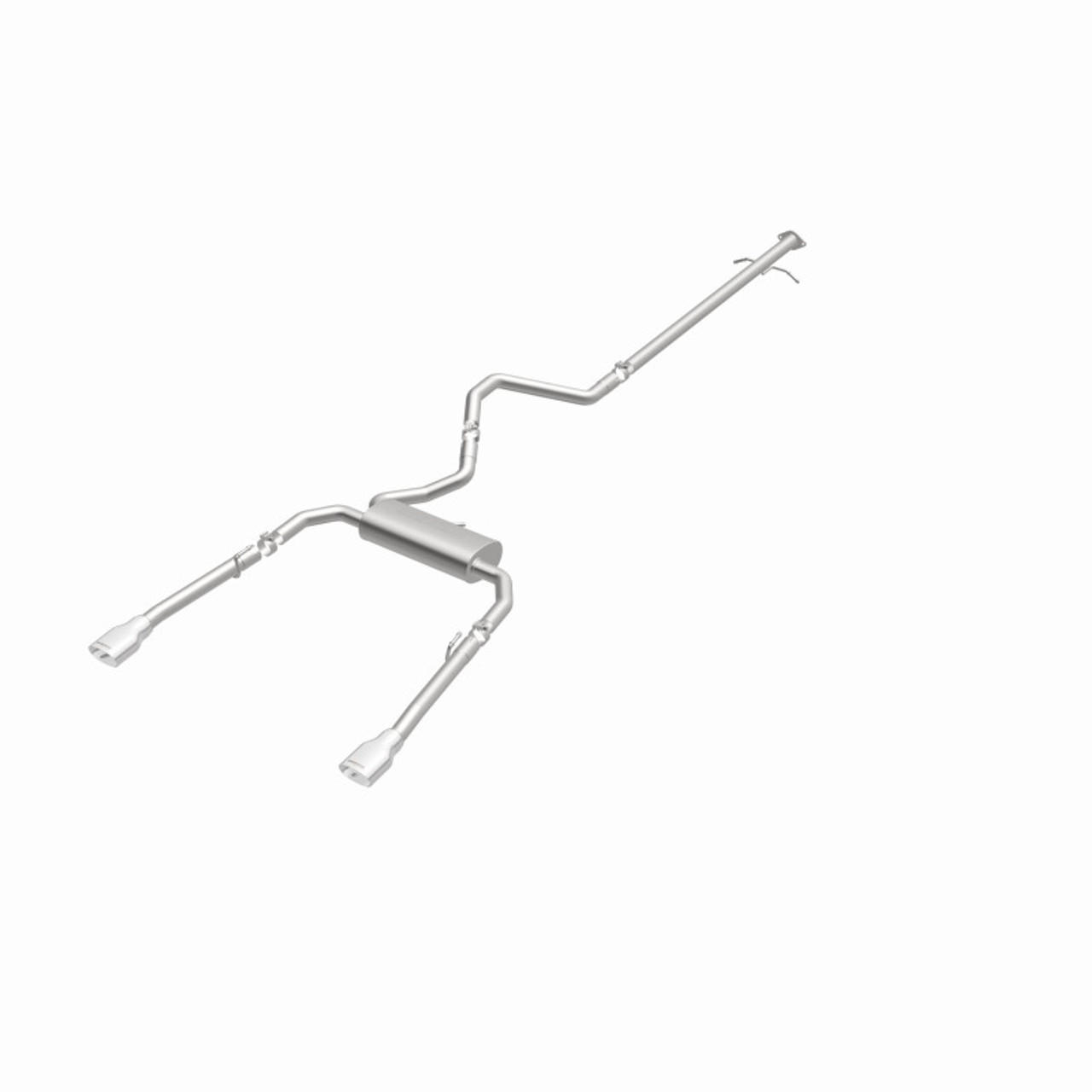 MagnaFlow 13 Dodge Dart L4 1.4L T/C Dual Split Rear Exit Stainless Cat Back Perf Exhaust - 15181