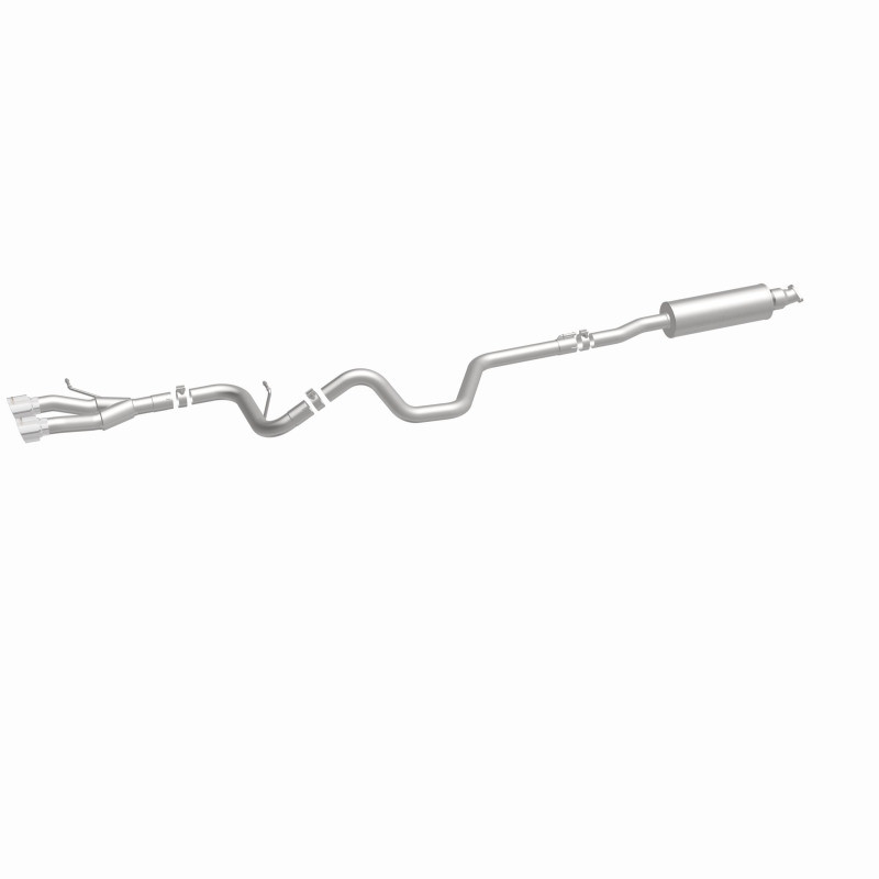 MagnaFlow 13 Hyundai Veloster 1.6L Turbo Dual Center Rear Exit Stainless Cat Back Perf Exhaust - 15215