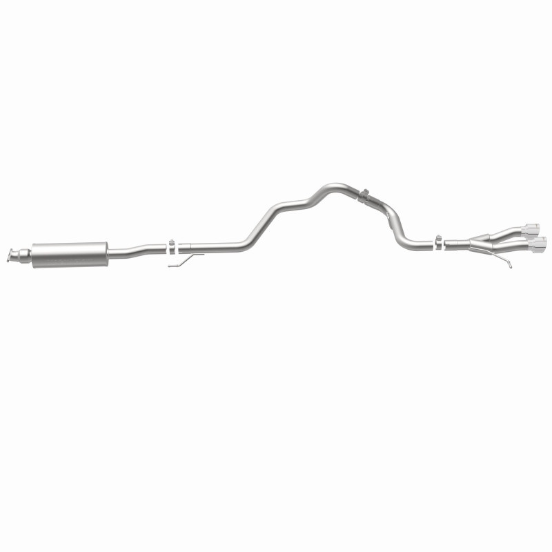 MagnaFlow 13 Hyundai Veloster 1.6L Turbo Dual Center Rear Exit Stainless Cat Back Perf Exhaust - 15215