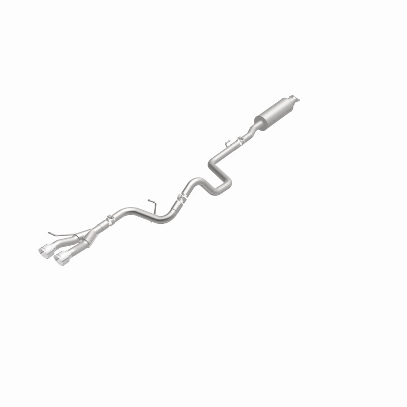 MagnaFlow 13 Hyundai Veloster 1.6L Turbo Dual Center Rear Exit Stainless Cat Back Perf Exhaust - 15215