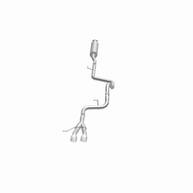 MagnaFlow 13 Hyundai Veloster 1.6L Turbo Dual Center Rear Exit Stainless Cat Back Perf Exhaust - 15215