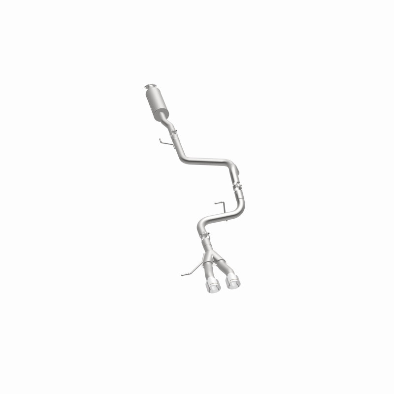 MagnaFlow 13 Hyundai Veloster 1.6L Turbo Dual Center Rear Exit Stainless Cat Back Perf Exhaust - 15215