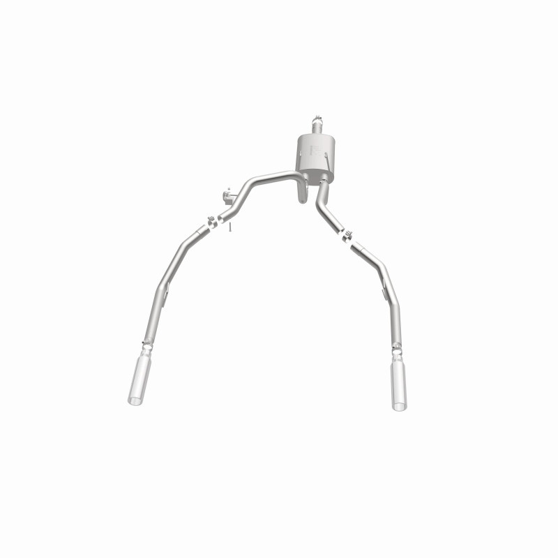 Magnaflow 09-13 Dodge Ram 1500 V6 3.6L Dual Spilt Rear Exit Polished Stainless C/B Perf Exhaust - 15249