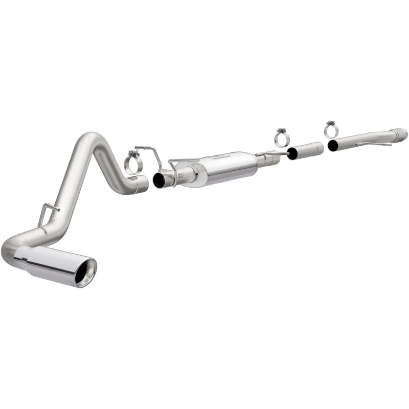 Magnaflow 14 Chevy Silverado V8 5.3L CC/EC Cab Single P/S Rear Exit Stainless Cat Back Perf Exhaust - 15267