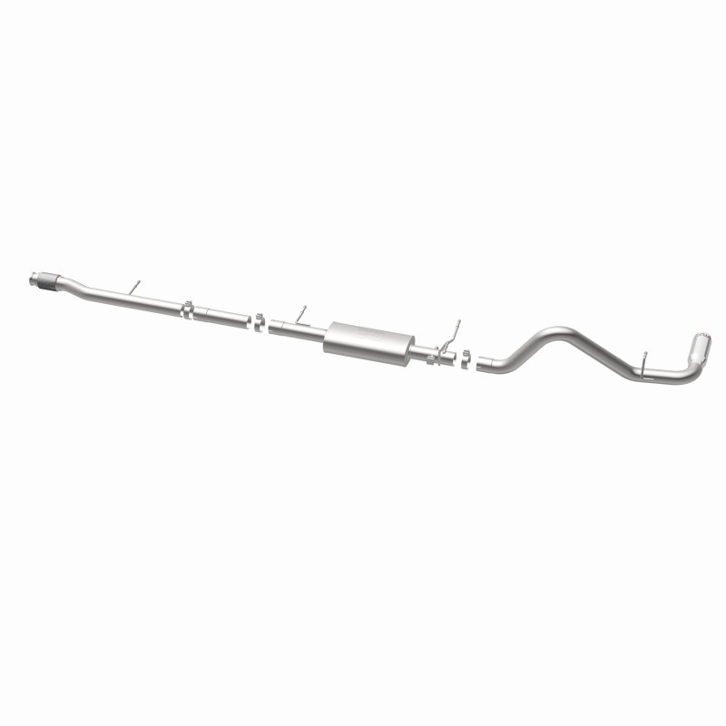 Magnaflow 14 Chevy Silverado V8 5.3L CC/EC Cab Single P/S Rear Exit Stainless Cat Back Perf Exhaust - 15267