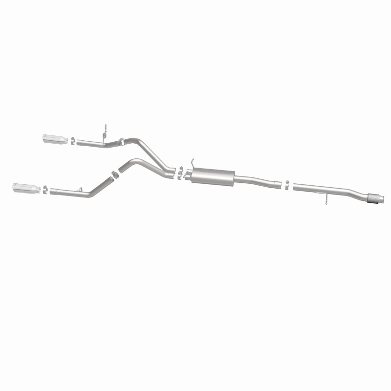 Magnaflow 14 Chevy Silverado V8 5.3L CC/EC Cab Dual Split Rear Exit Stainless Cat Back Perf Exhaust - 15268