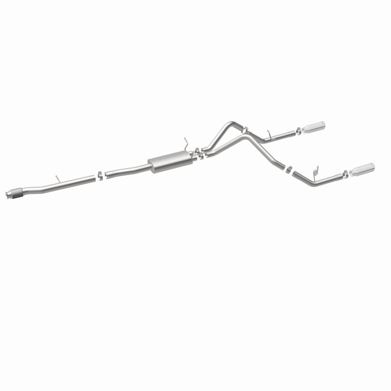Magnaflow 14 Chevy Silverado V8 5.3L CC/EC Cab Dual Split Rear Exit Stainless Cat Back Perf Exhaust - 15268