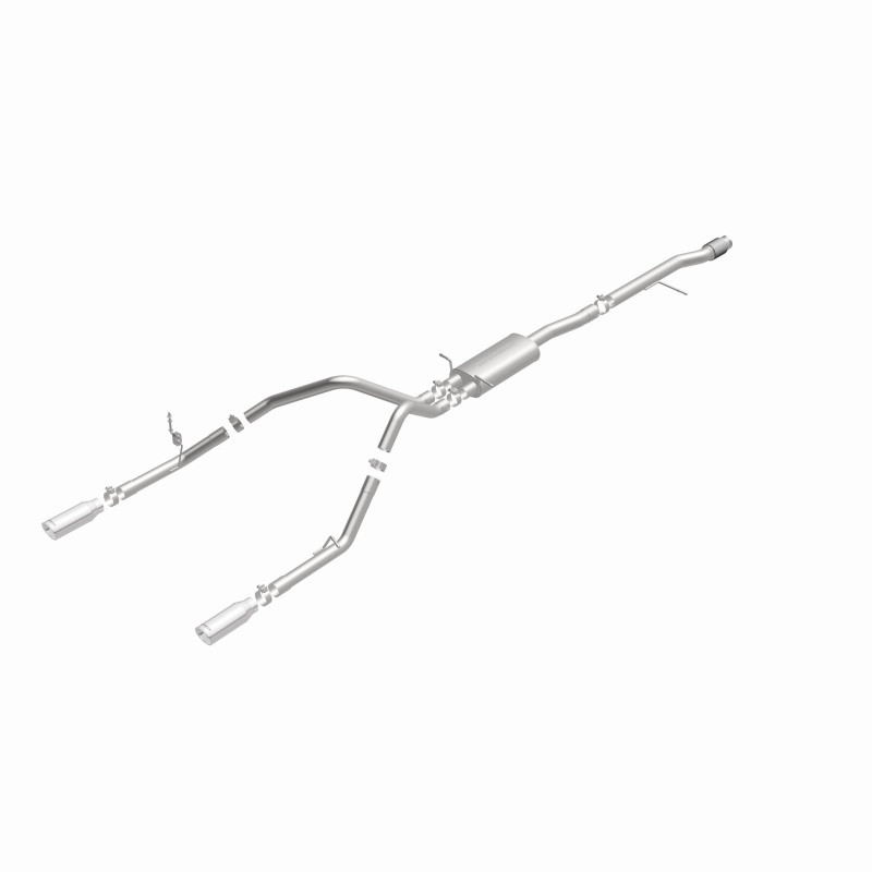 Magnaflow 14 Chevy Silverado V8 5.3L CC/EC Cab Dual Split Rear Exit Stainless Cat Back Perf Exhaust - 15268
