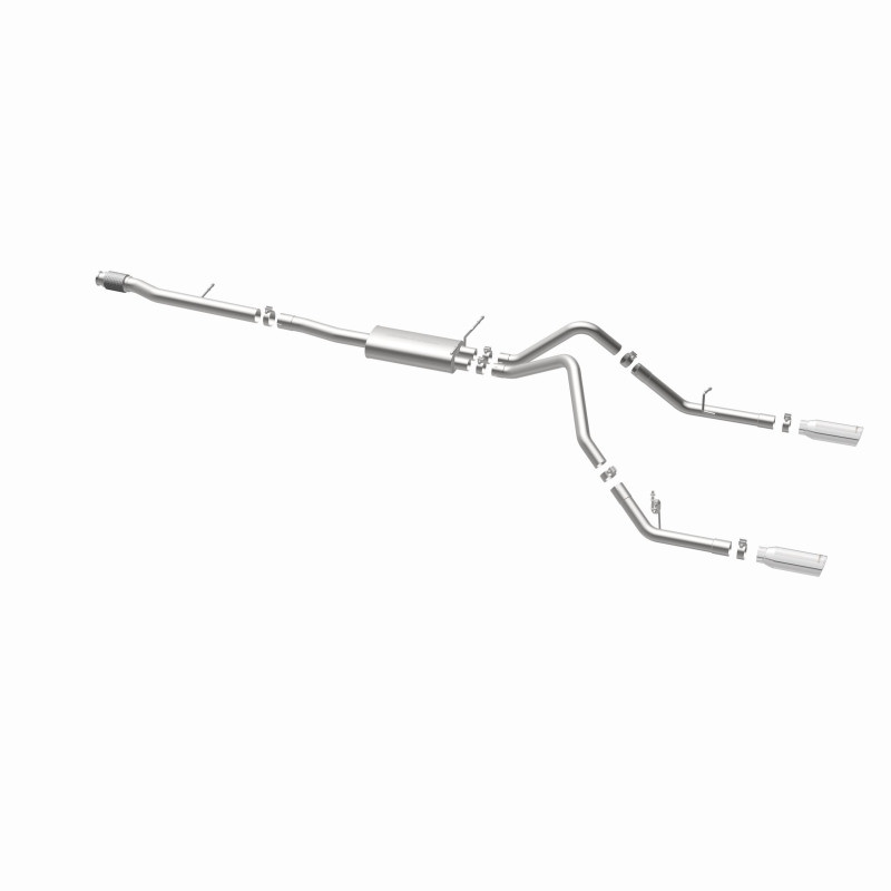 Magnaflow 14 Chevy Silverado V8 5.3L CC/EC Cab Dual Split Rear Exit Stainless Cat Back Perf Exhaust - 15268