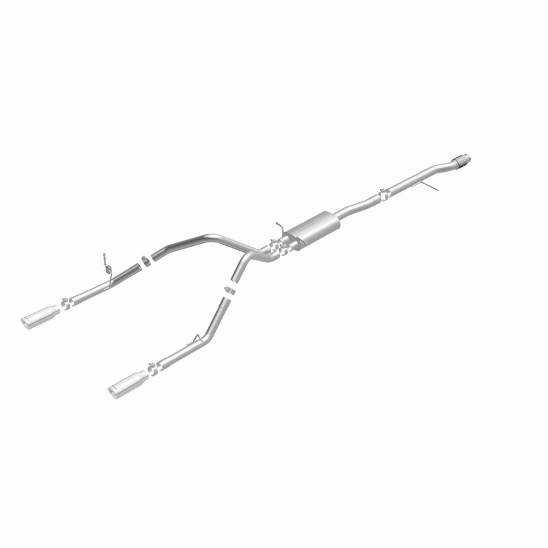 Magnaflow 14 Chevy Silverado V8 5.3L CC/EC Cab Dual Split Rear Exit Stainless Cat Back Perf Exhaust - 15268