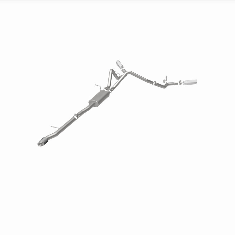 Magnaflow 14 Chev Silverado V8 5.3L CC/EC Cab Dual Split Behind Rear Tires Exit SS Cat Back Perf Exh - 15269