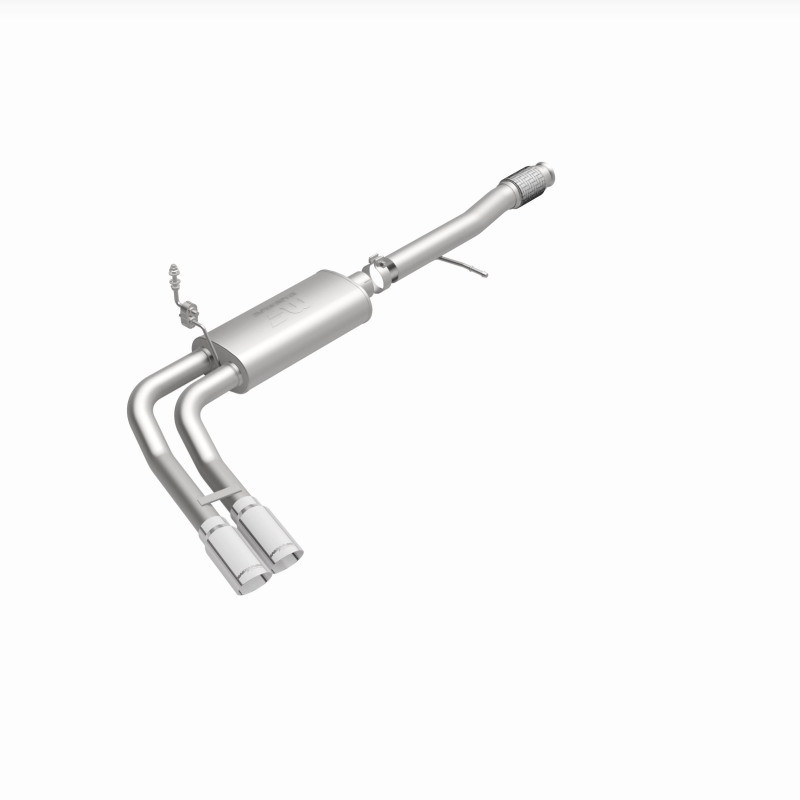 Magnaflow 14 Chev Silverado V8 5.3L CC/EC Dual Same Side Before P/S Tire Exit SS Cat Back Perf Exh - 15270