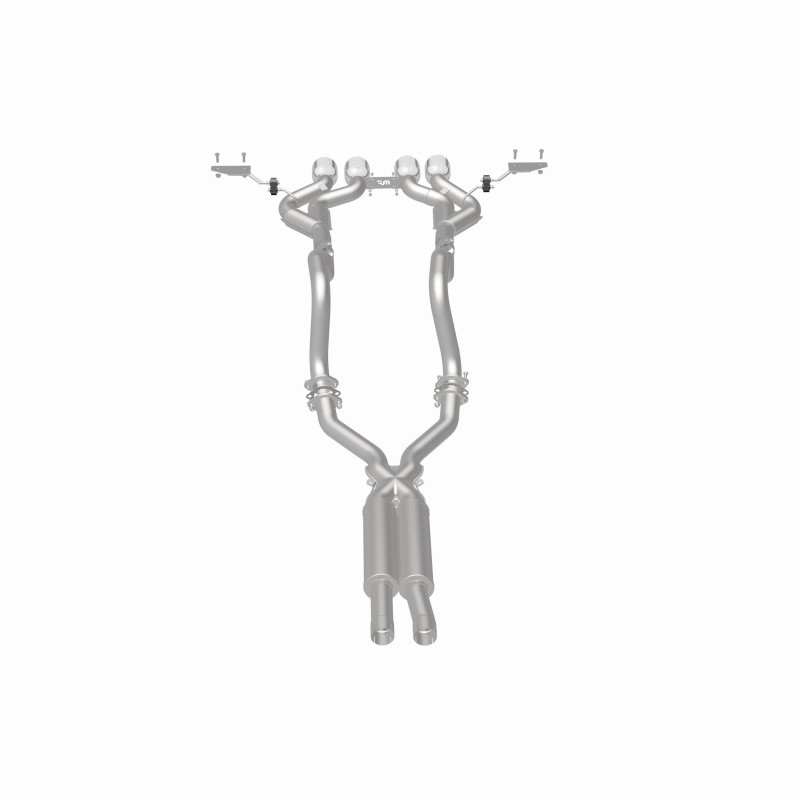 Magnaflow 00-04 Chev Corvette V8 5.7L Comp Series Quad Ctr Rr Exit SS Cat-Back Perf Exhaust - 15281