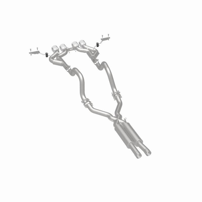 Magnaflow 00-04 Chev Corvette V8 5.7L Comp Series Quad Ctr Rr Exit SS Cat-Back Perf Exhaust - 15281