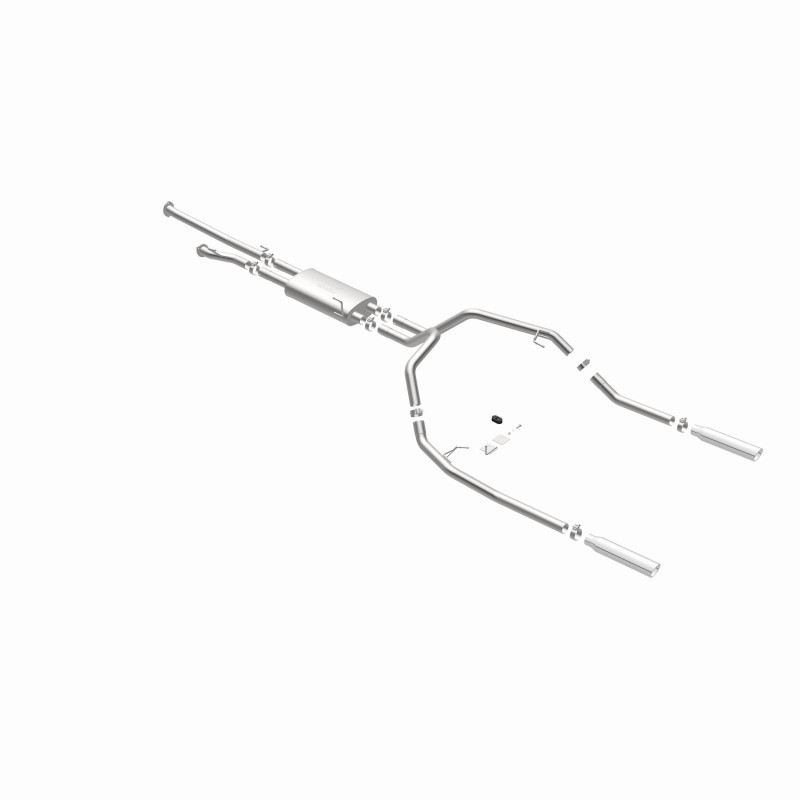 MagnaFlow 14 Toyota Tundra V8 4.6L/5.7L Stainless Cat Back Exhaust Dual Split Rear Exit - 15305