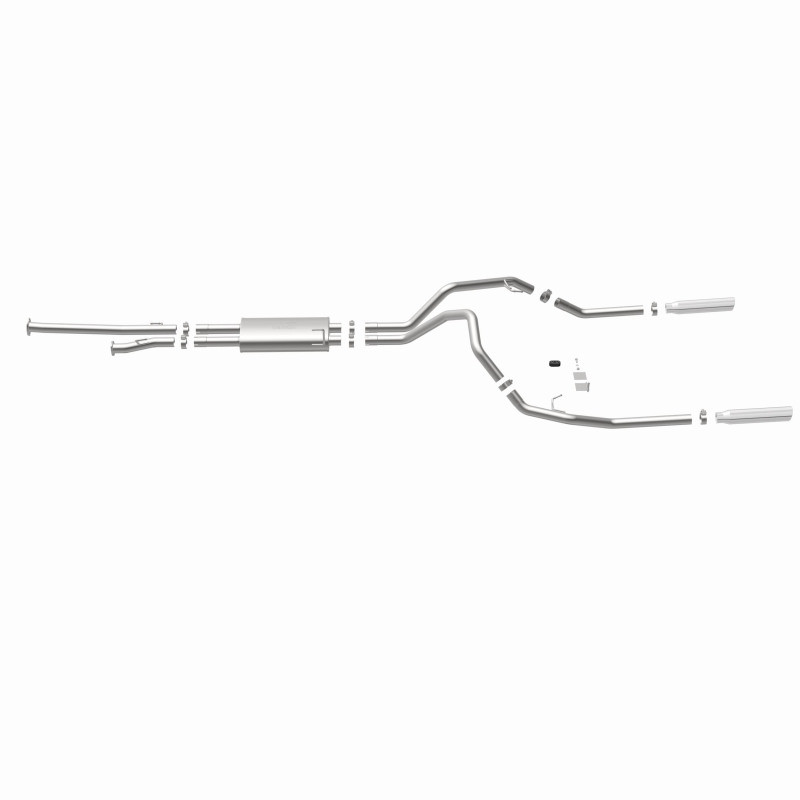MagnaFlow 14 Toyota Tundra V8 4.6L/5.7L Stainless Cat Back Exhaust Dual Split Rear Exit - 15305