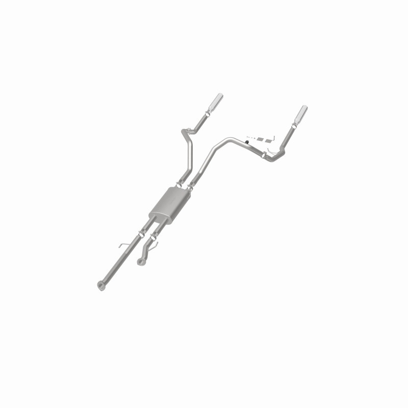 MagnaFlow 14 Toyota Tundra V8 4.6L/5.7L Stainless Cat Back Exhaust Dual Split Rear Exit - 15305