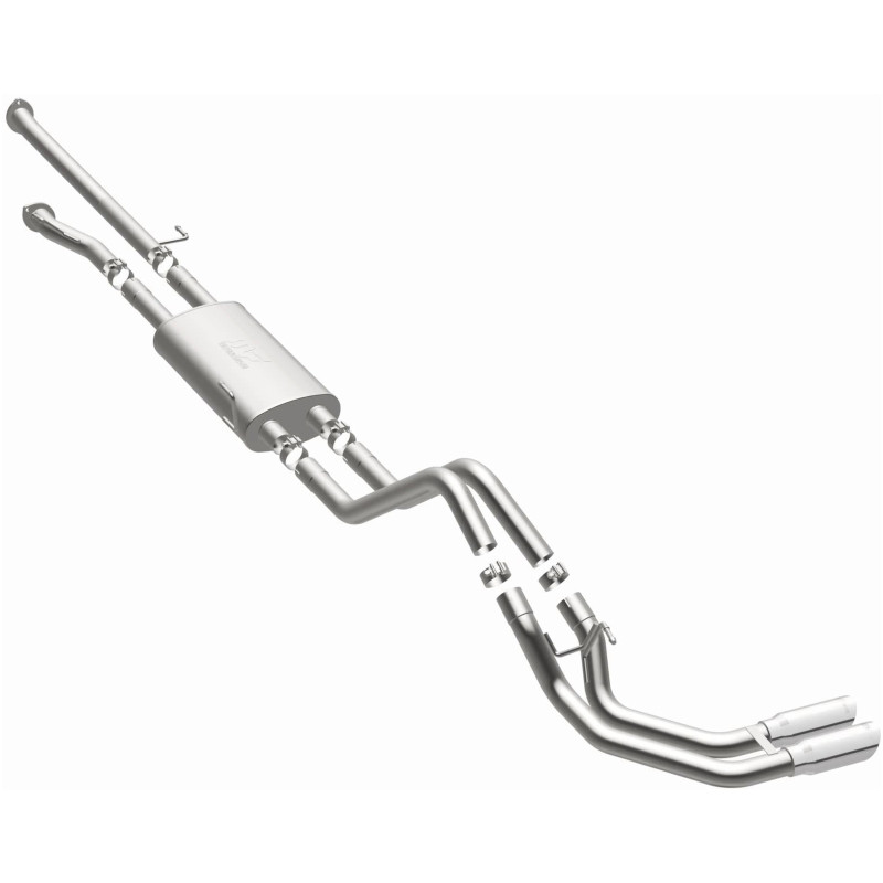 MagnaFlow 14 Toyota Tundra V8 4.6L/5.7L Stainless C/b Exhaust Dual same side pass. rear tire - 15306