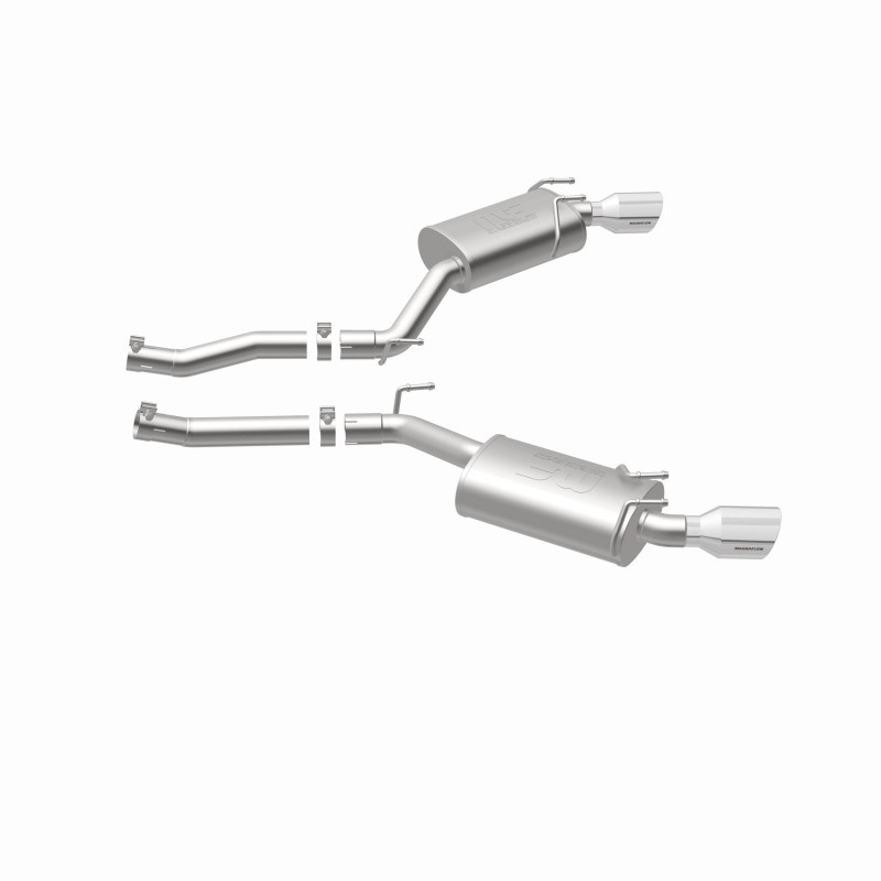 MagnaFlow Axle-Back Stainless Dual Split 4in Polished Tips 10-15 Chevrolet Camaro Convert. 3.6L V6 - 15354