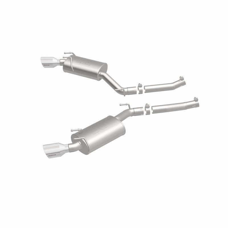 MagnaFlow Axle-Back Stainless Dual Split 4in Polished Tips 10-15 Chevrolet Camaro Convert. 3.6L V6 - 15354