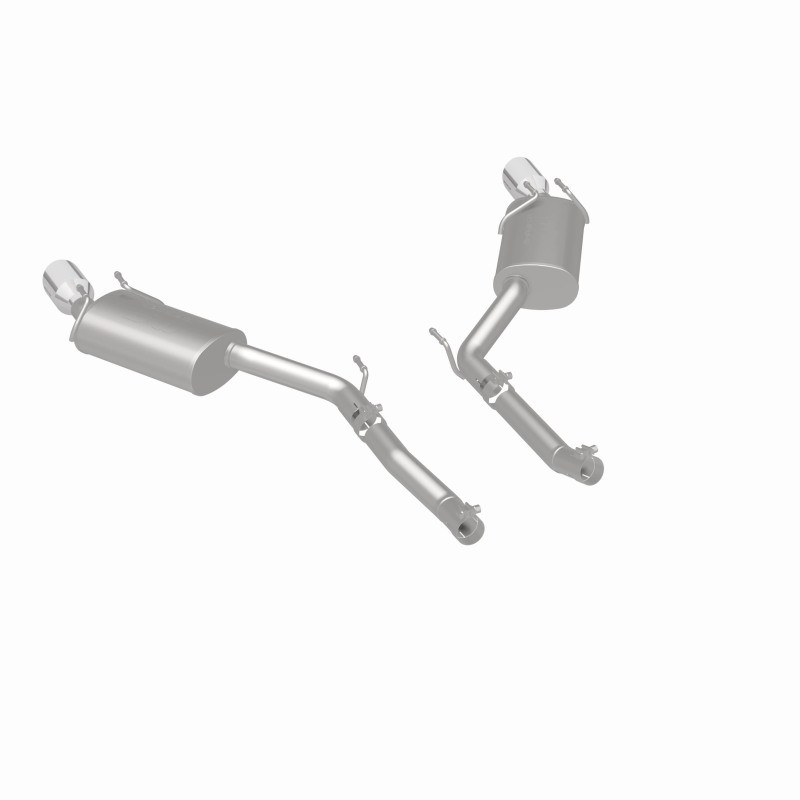 MagnaFlow Axle-Back Stainless Dual Split 4in Polished Tips 10-15 Chevrolet Camaro Convert. 3.6L V6 - 15354