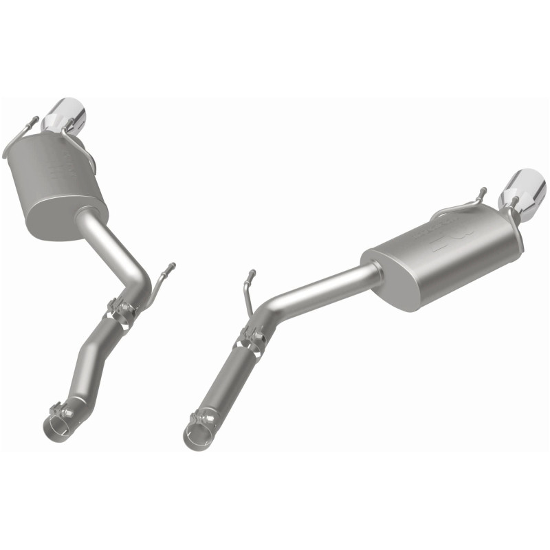 MagnaFlow Axle-Back Stainless Dual Split 4in Polished Tips 10-15 Chevrolet Camaro Convert. 3.6L V6 - 15354