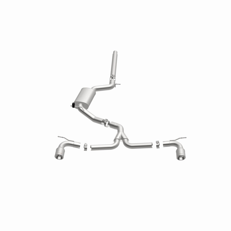 MagnaFlow SYS C/B Dual Split Rear Exit 4in Polished Tips 2015 VW GTI 2.0L Turbo - 15357