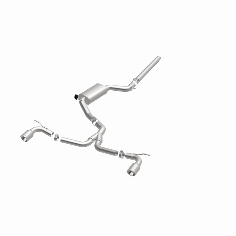 MagnaFlow SYS C/B Dual Split Rear Exit 4in Polished Tips 2015 VW GTI 2.0L Turbo - 15357