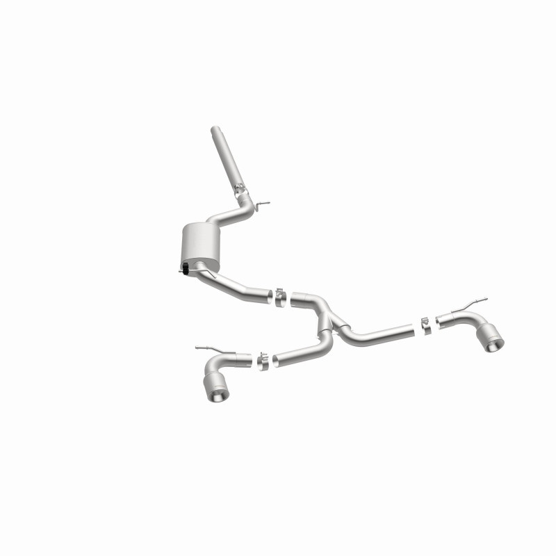 MagnaFlow SYS C/B Dual Split Rear Exit 4in Polished Tips 2015 VW GTI 2.0L Turbo - 15357