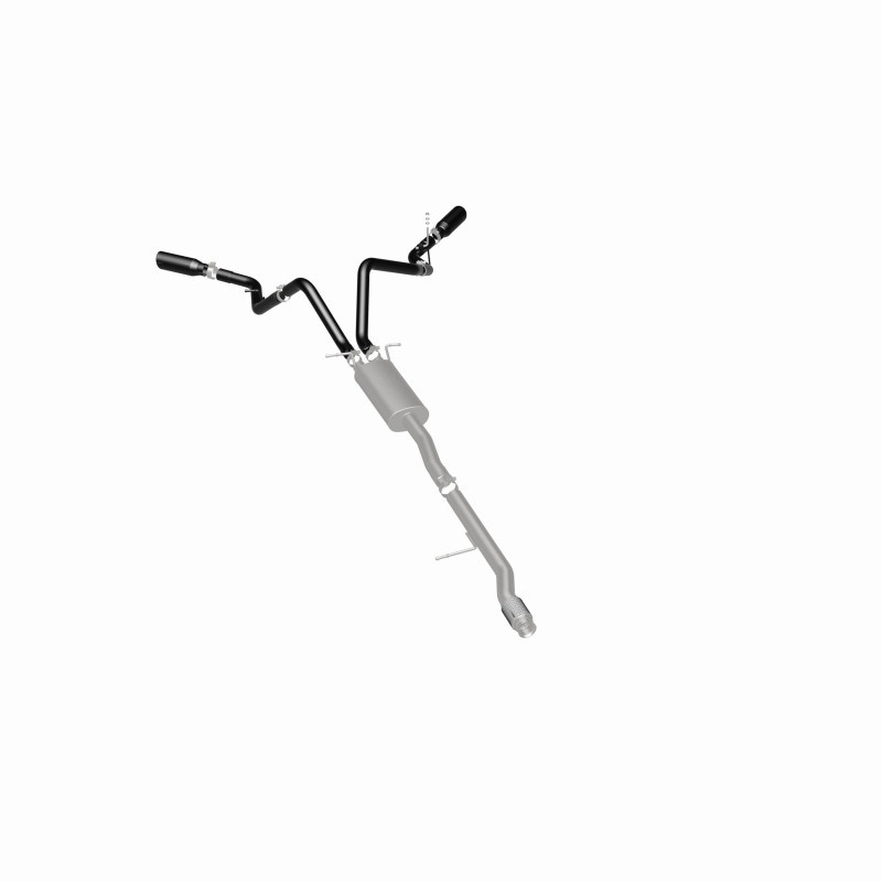 MagnaFlow SYS Cat-Back 3.5in Black Dual Split Rear Tips 14-15 Chevy Silverado/GMC Sierra 4.3L-5.3L - 15360