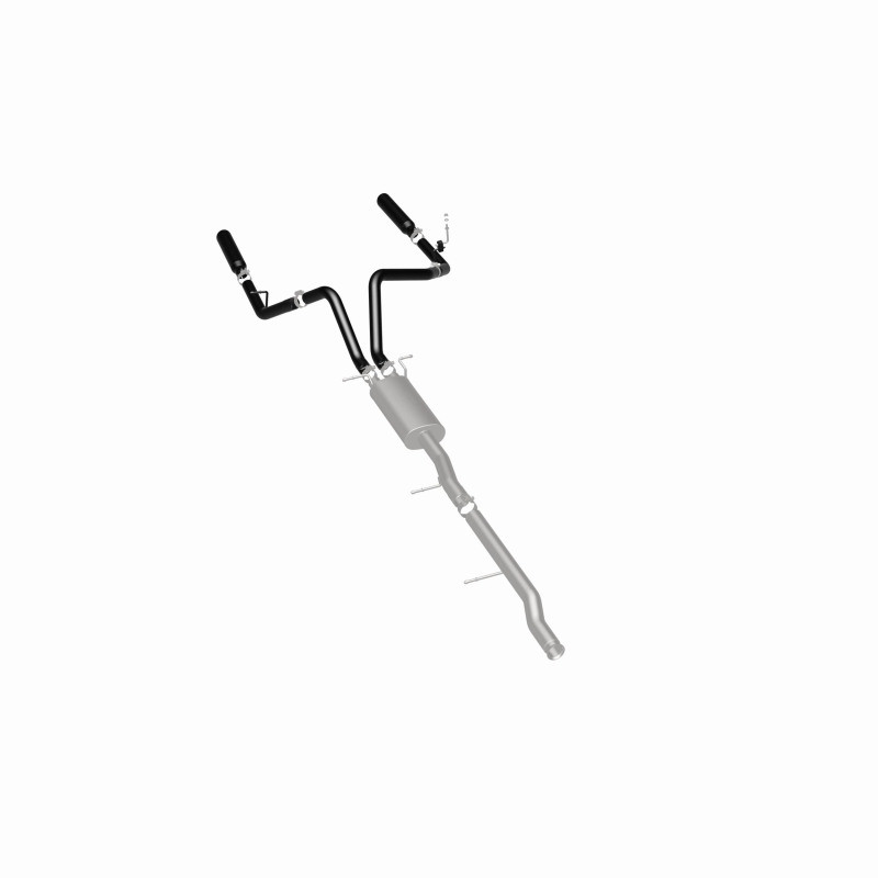 MagnaFlow SYS Cat-Back 3.5in Black Dual Split Rear Tips 10-13 Chevy Silverado / GMC Sierra 5.3L - 15362