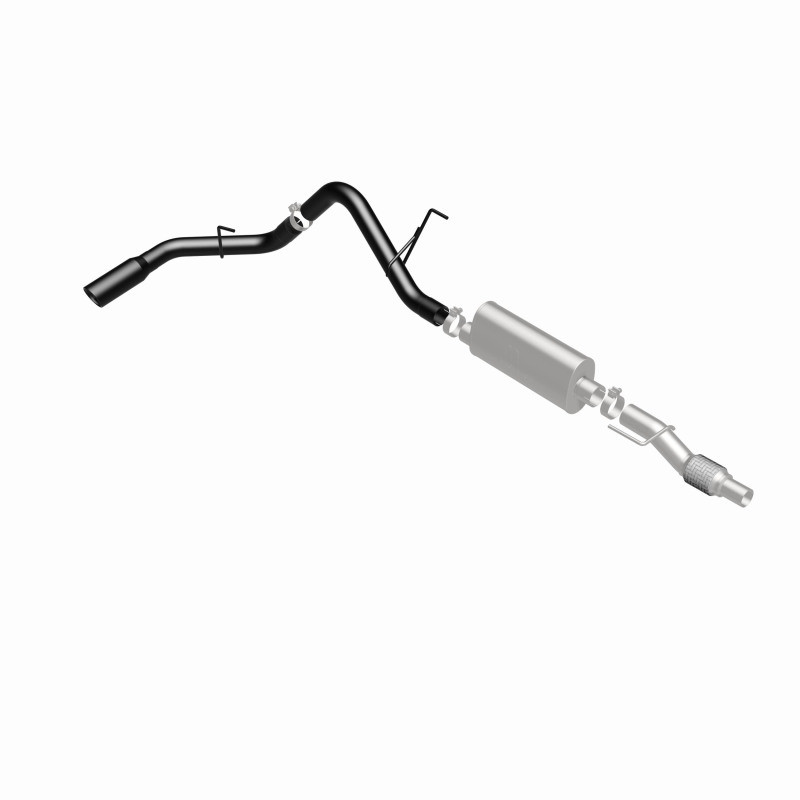 MagnaFlow SYS Cat-Back 11-14 Ford F-150 3.5L V6 EcoBoost 3in Black Single Side Exit Rear 3 Tip - 15364