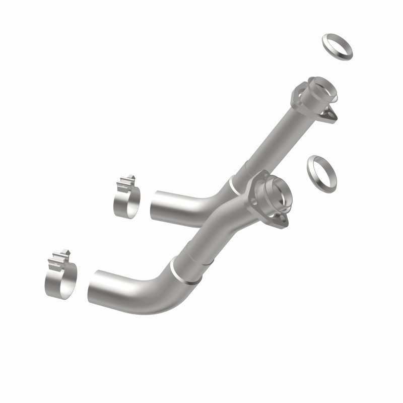 MagnaFlow 66-72 Chevy C10 Pickup V8 2-Piece Front Exhuast Pipe Kit (2in Tubing/Clamps/Inlet Flanges) - 15380