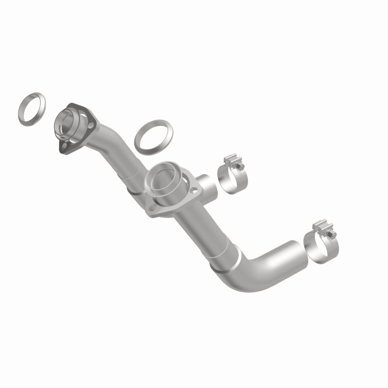 MagnaFlow 66-72 Chevy C10 Pickup V8 2-Piece Front Exhuast Pipe Kit (2in Tubing/Clamps/Inlet Flanges) - 15380