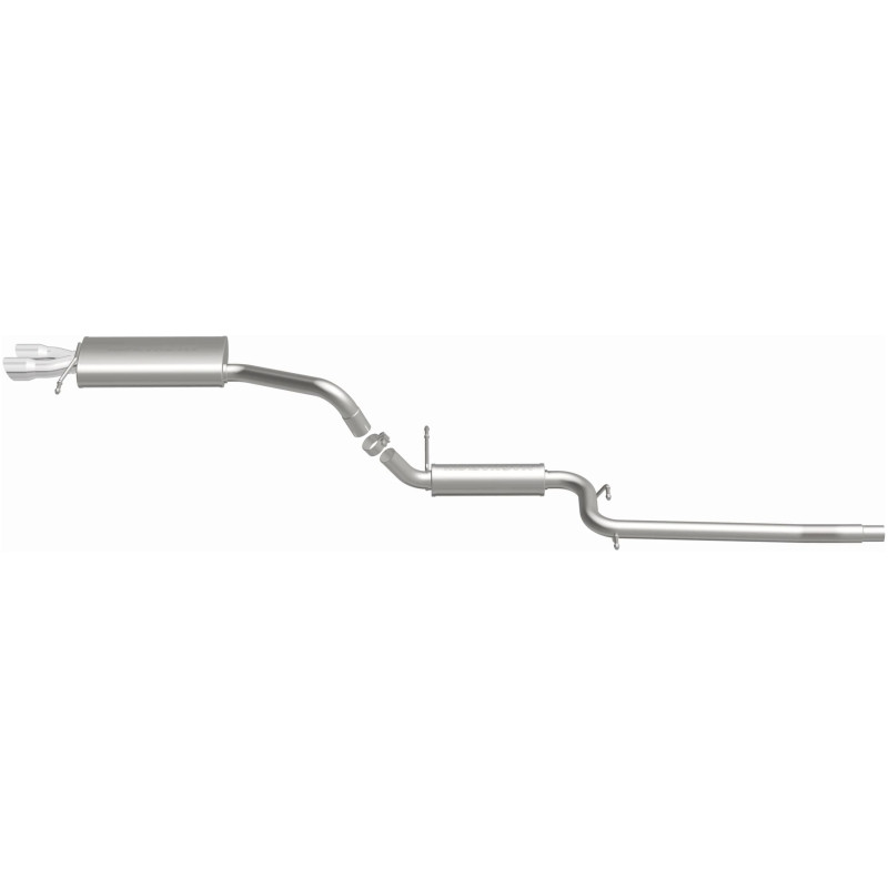 MagnaFlow Performance Cat-Back Exhaust System Dual Straight Drive Side Rear Exit 11-14 VW Jetta 2.0L - 15486